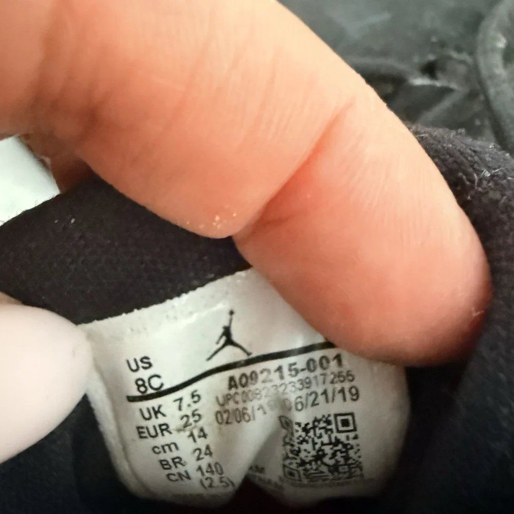NIKE Jordan Max Aura (TD) Little Kids AQ9215 001 Size 8C